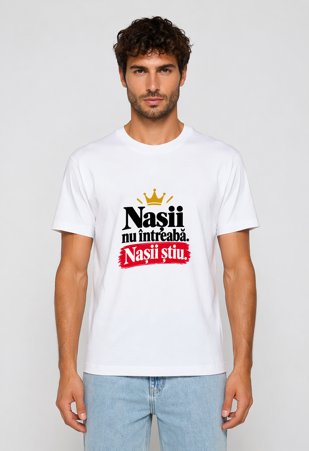 Tricou Basic Barbat Nasii nu intreaba
