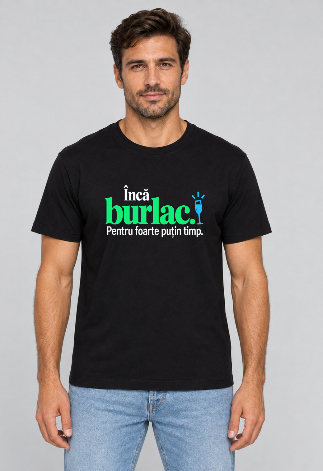 Tricou Basic Barbat Inca burlac