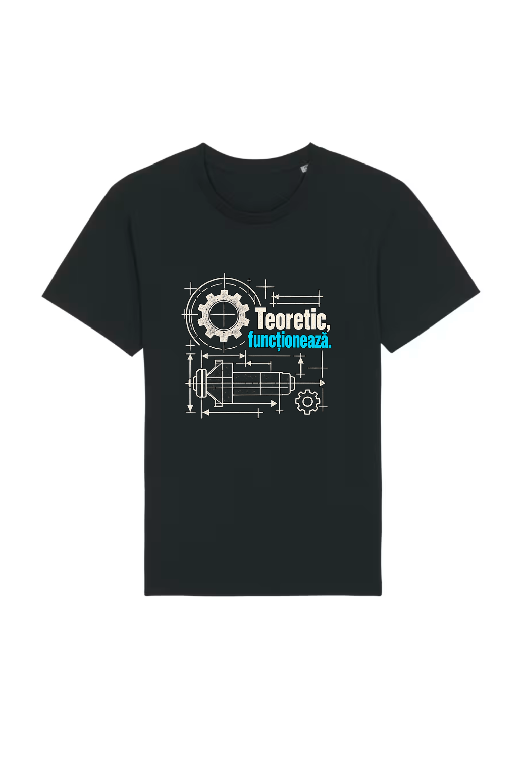 Tricou Basic Barbat Teoretic functioneaza