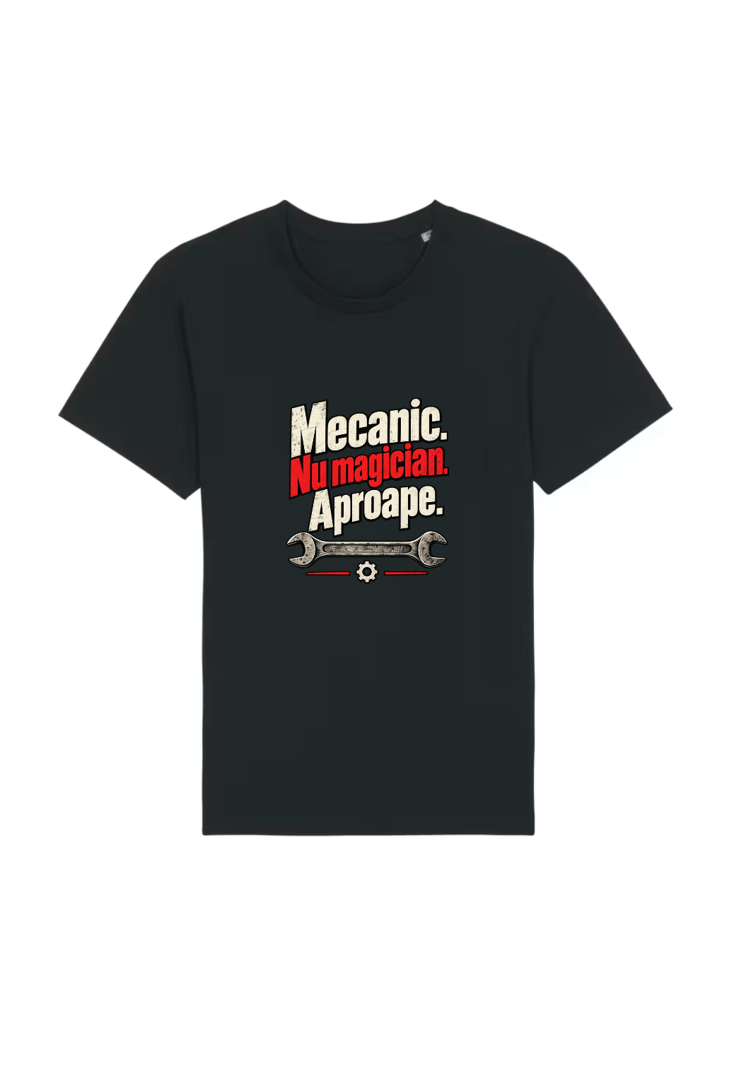 Tricou Basic Barbat Mecanic. Nu magician.