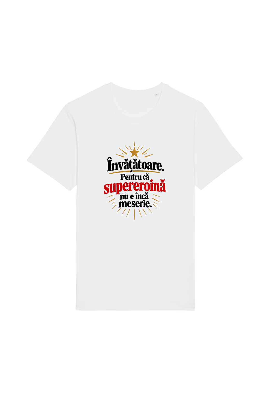 Tricou Basic Dama Invatatoare Supereroina