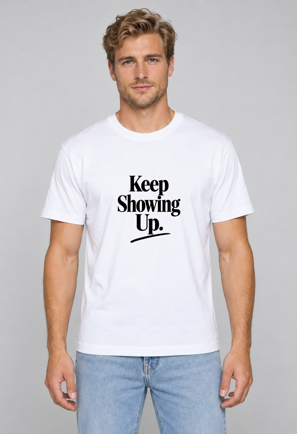 Tricou Basic Barbat Keep showing up