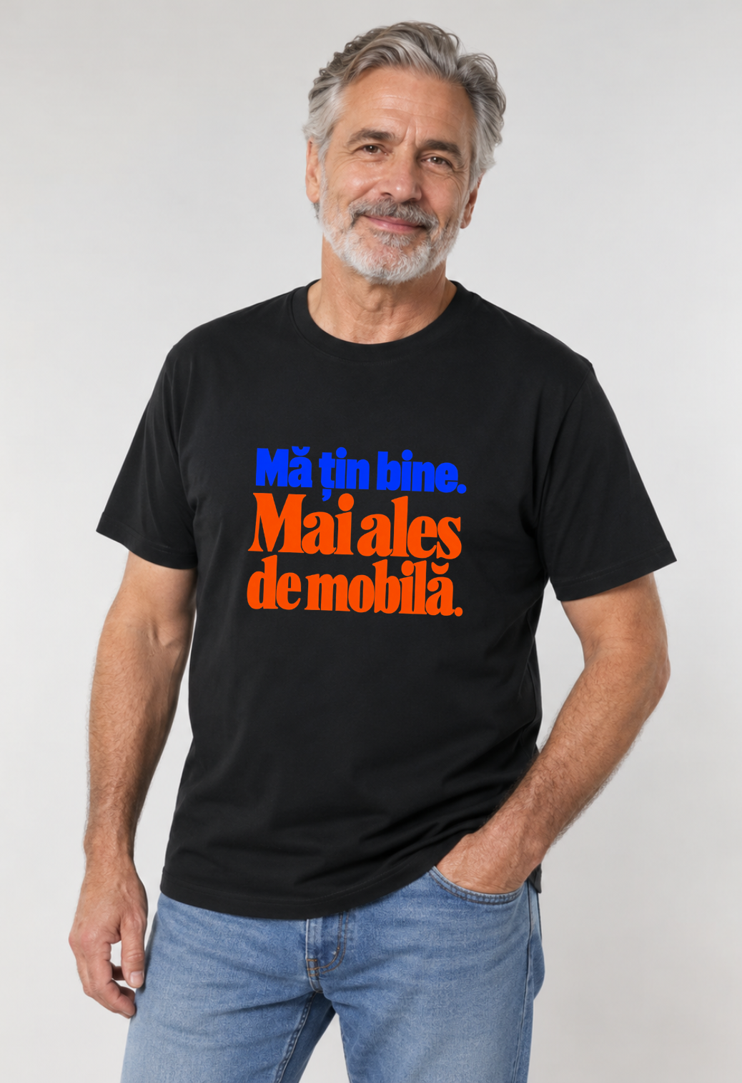 Tricou Basic Barbat Ma tin bine
