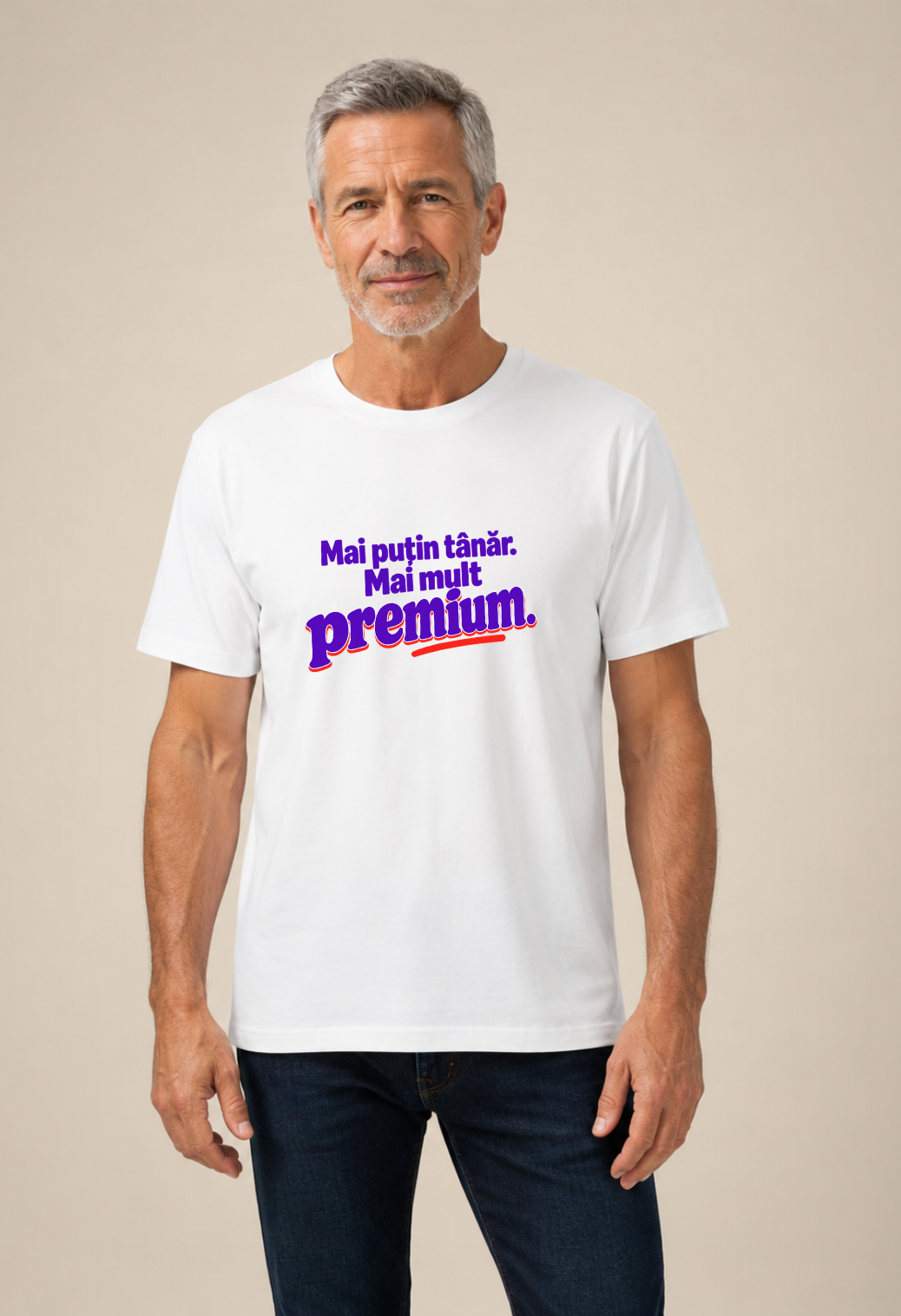 Tricou Basic Barbat Mai putin tanar