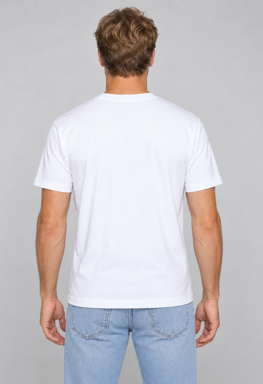 Tricou Basic Alb Barbat