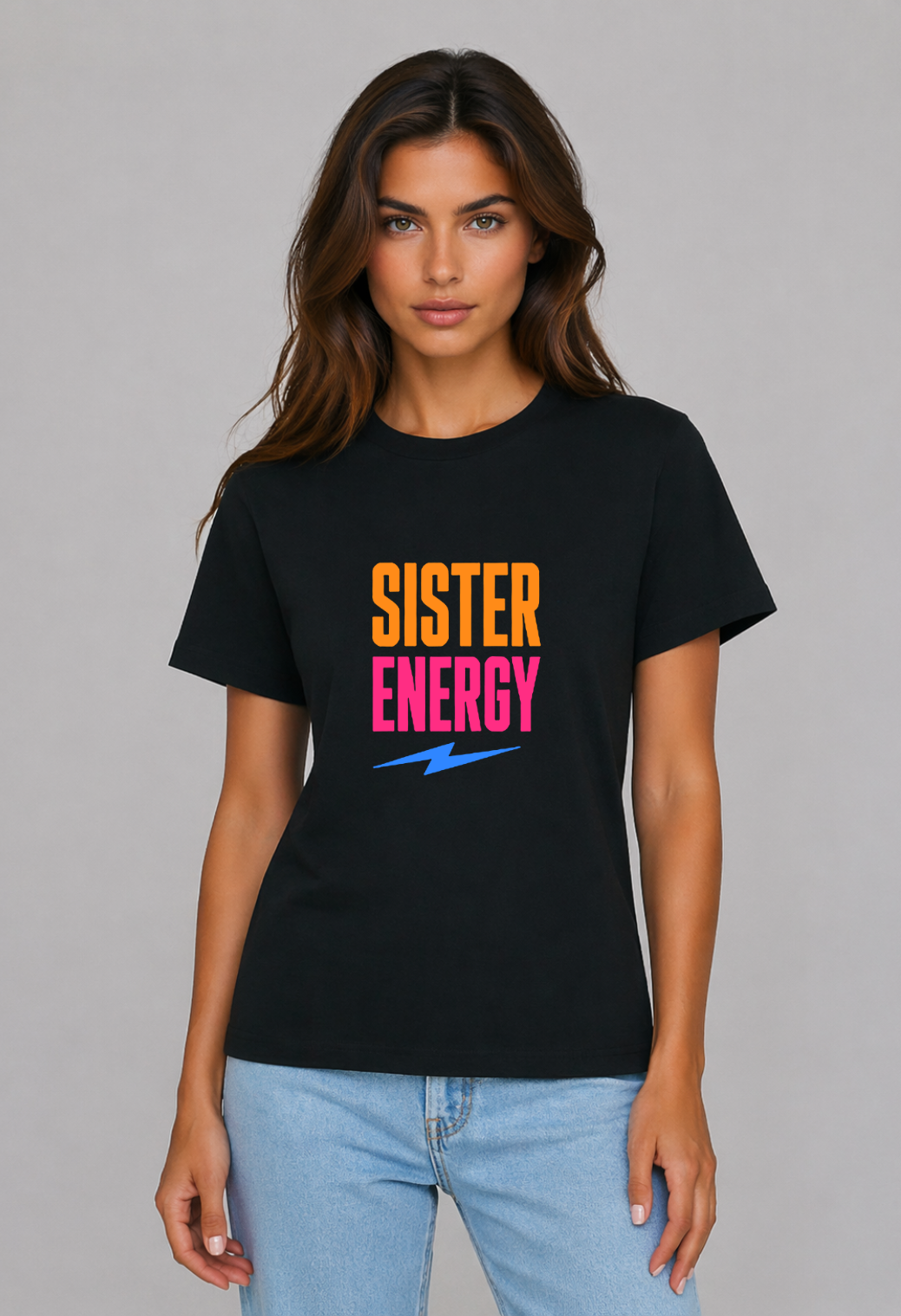 Tricou Basic Dama Sister Energy