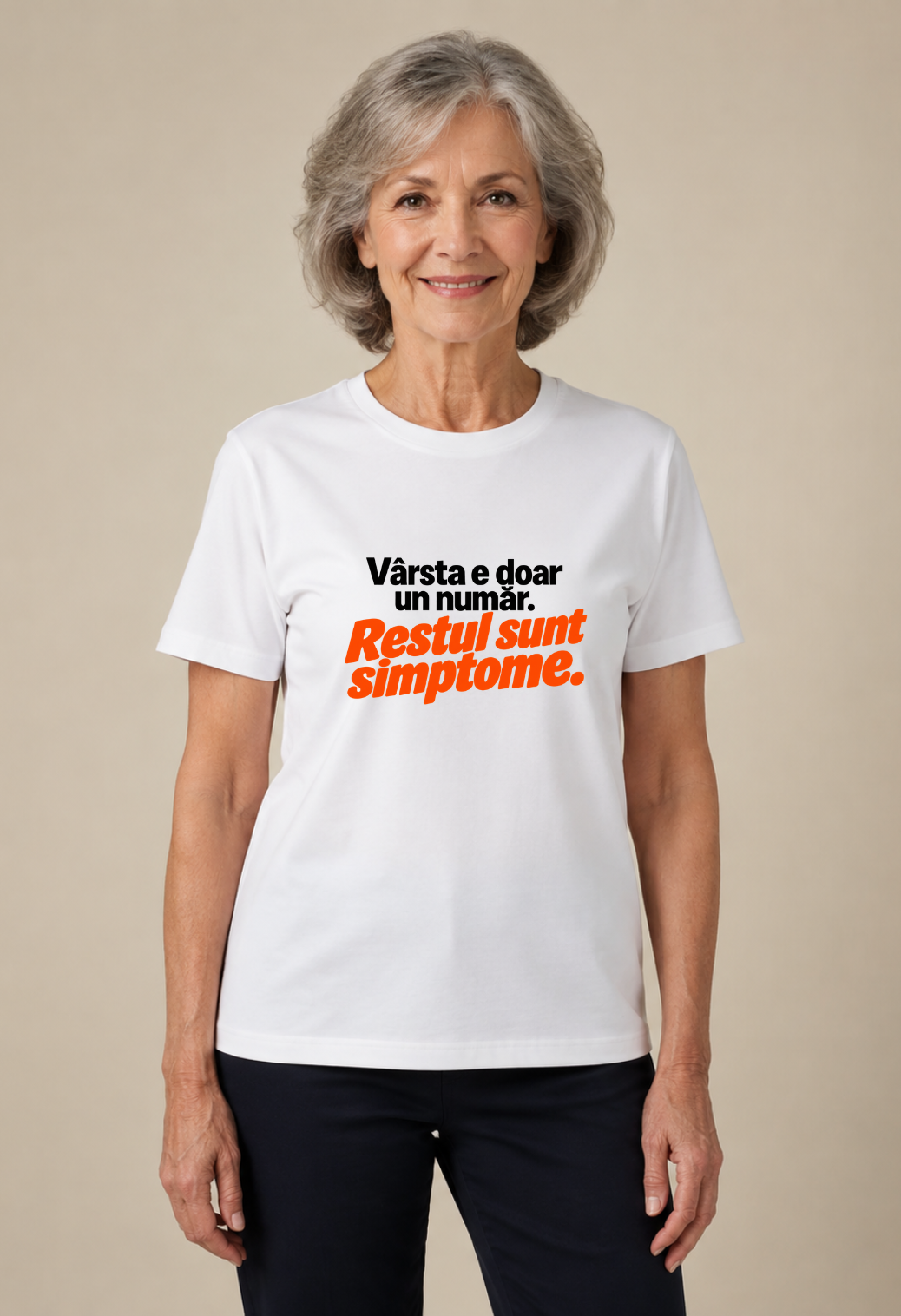 Tricou Basic Dama Varsta e doar un numar