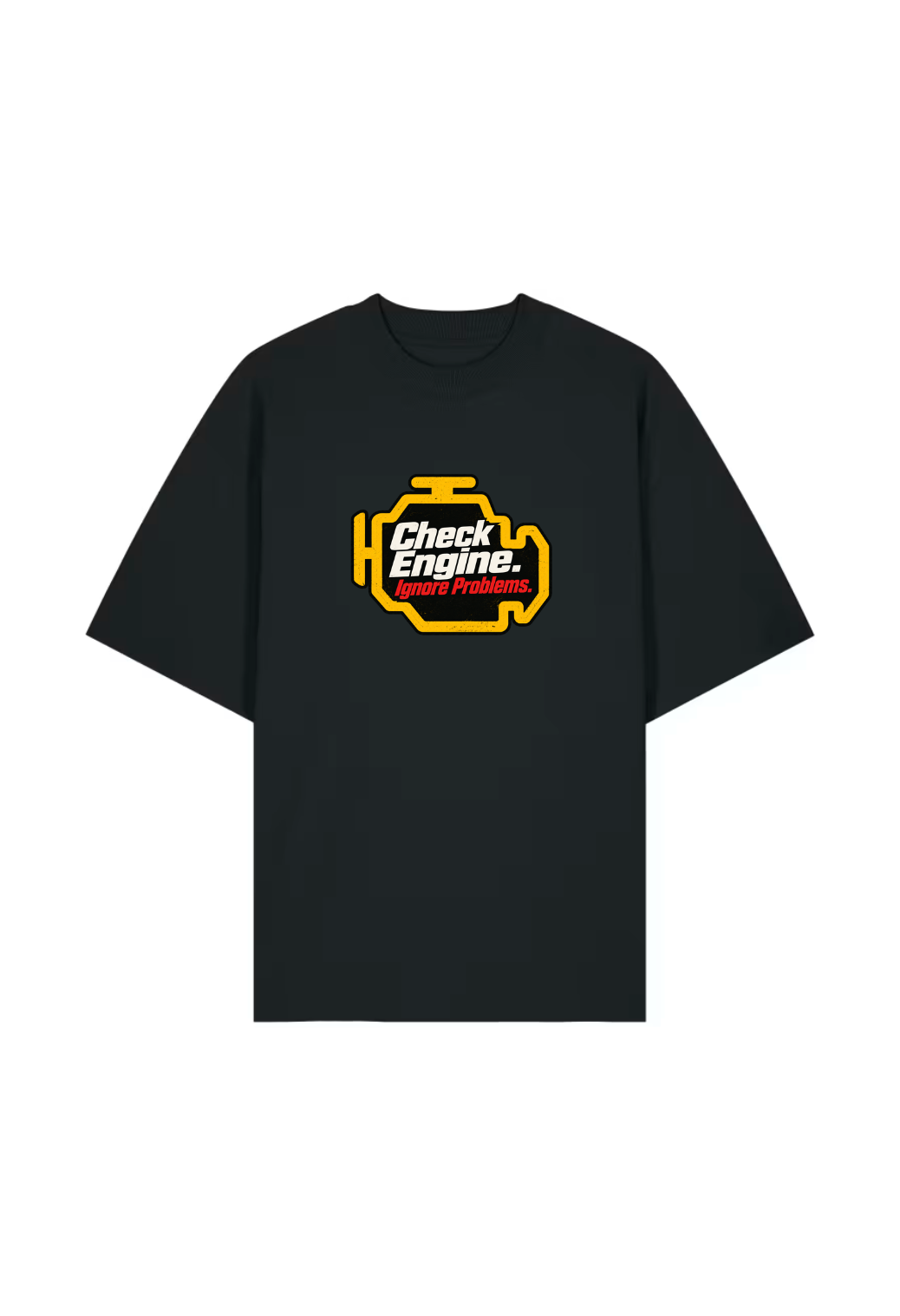 Tricou Oversized Premium Barbat Check Engine