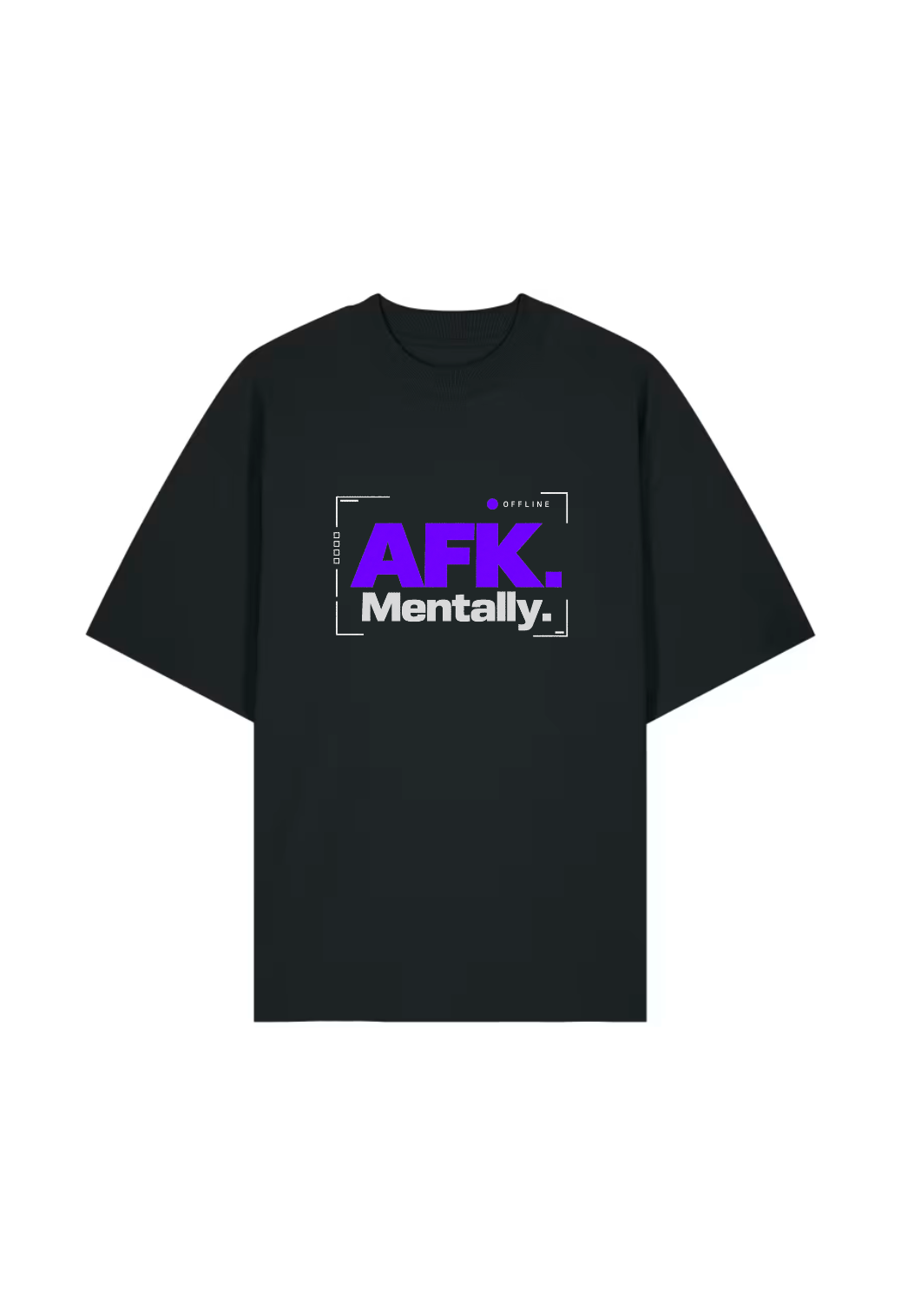 Tricou Oversized Premium Barbati AFK Mentally