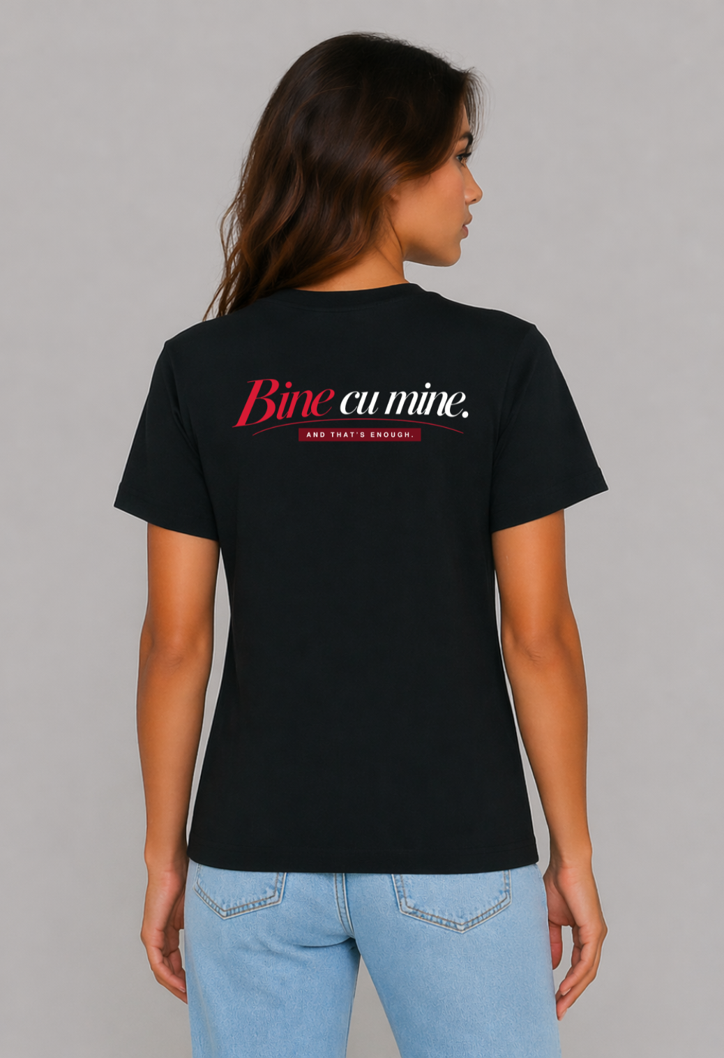 Tricou Basic Dama Bine cu mine
