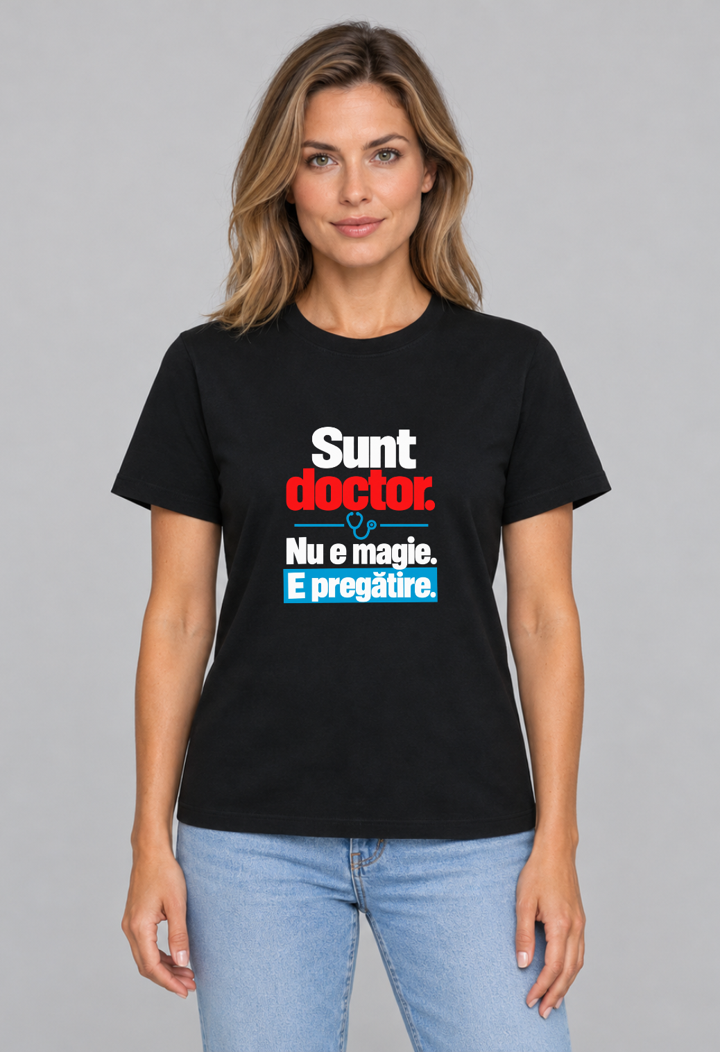 Tricou Basic Dama Nu e magie. E pregatire.