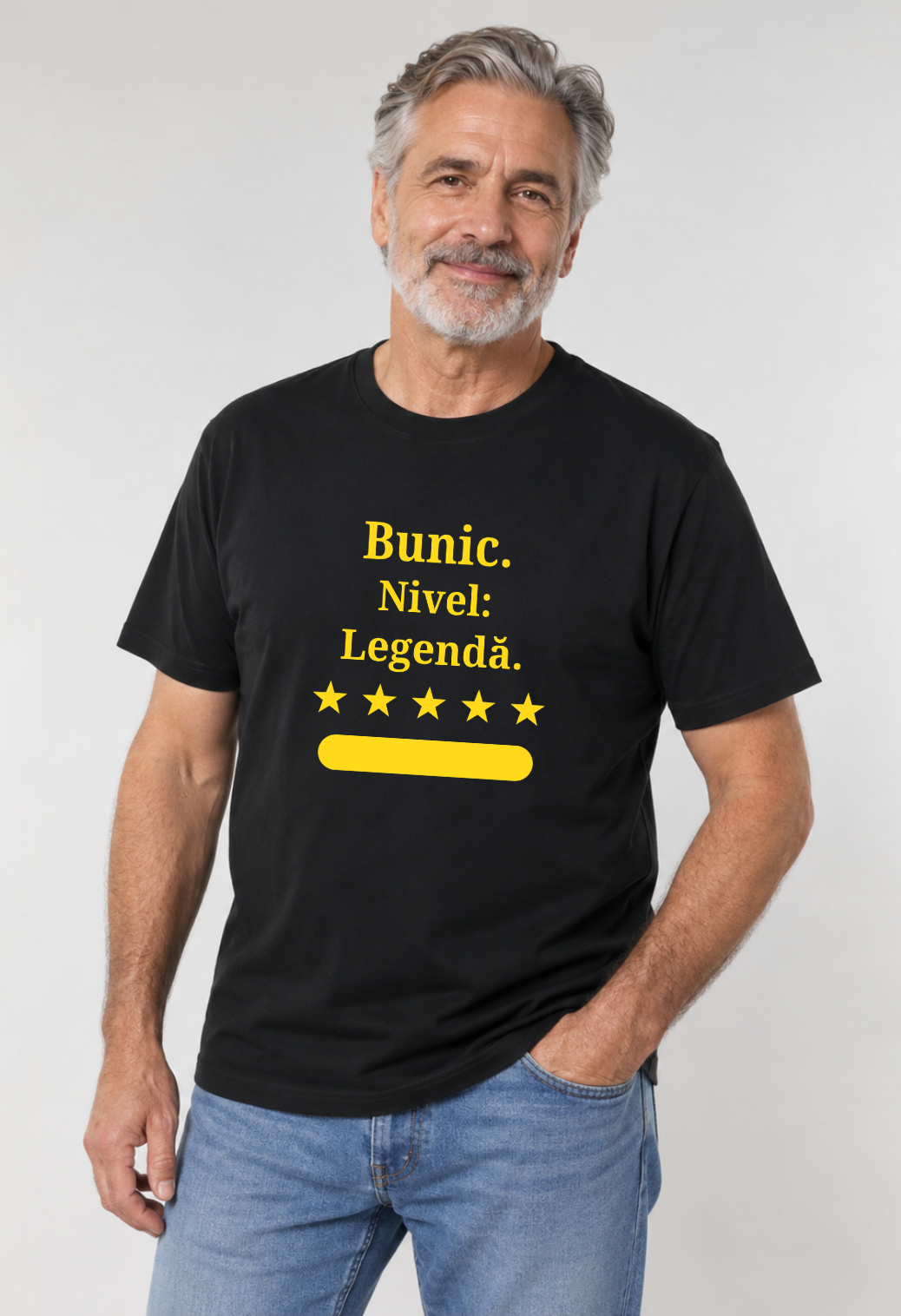 Tricou Basic Barbat Bunic. Nivel Legenda