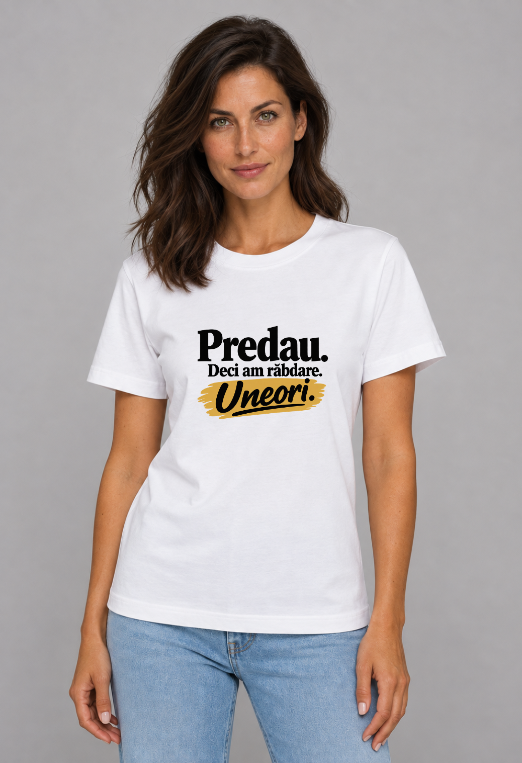 Tricou Basic Dama Predau deci am rabdare