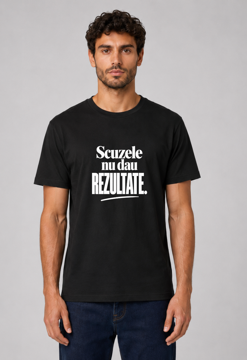 Tricou Basic Barbat Scuzele nu dau rezultate