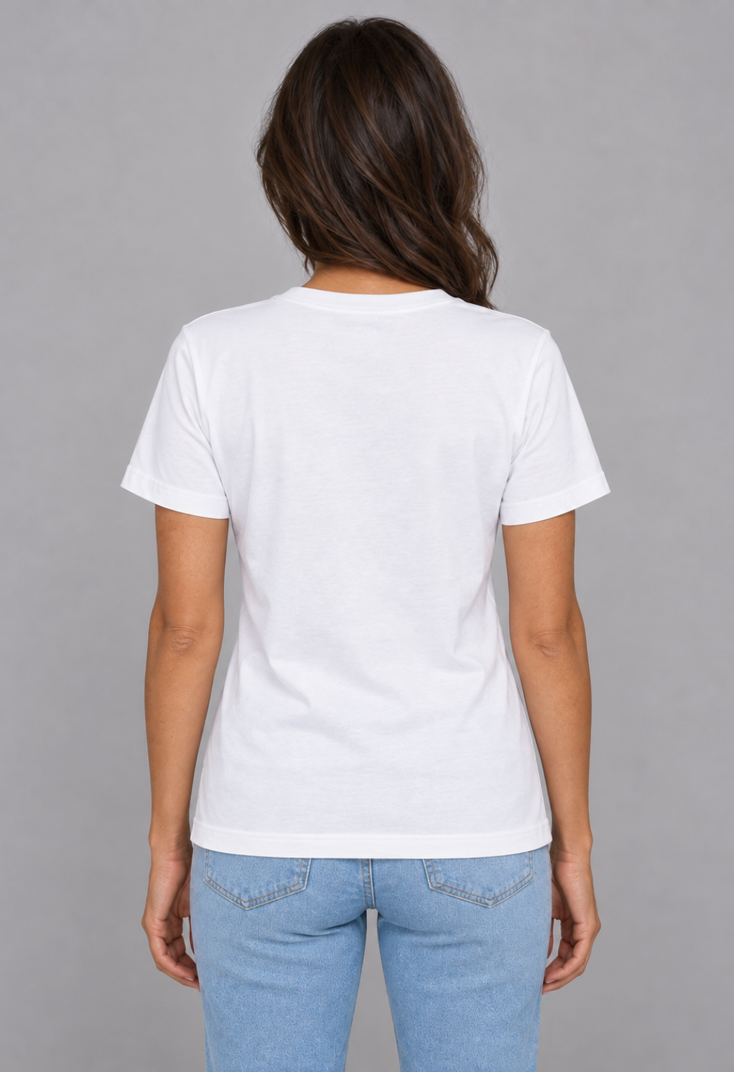 Tricou Basic Alb Dama