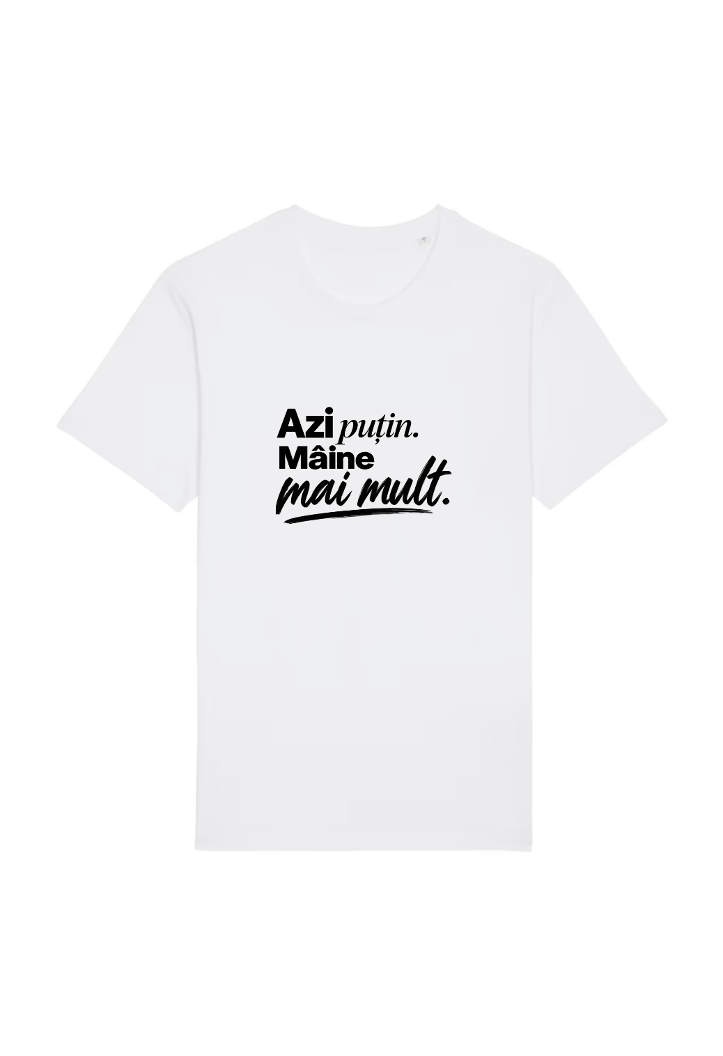 Tricou Basic Dama Azi putin. Maine mai mult.