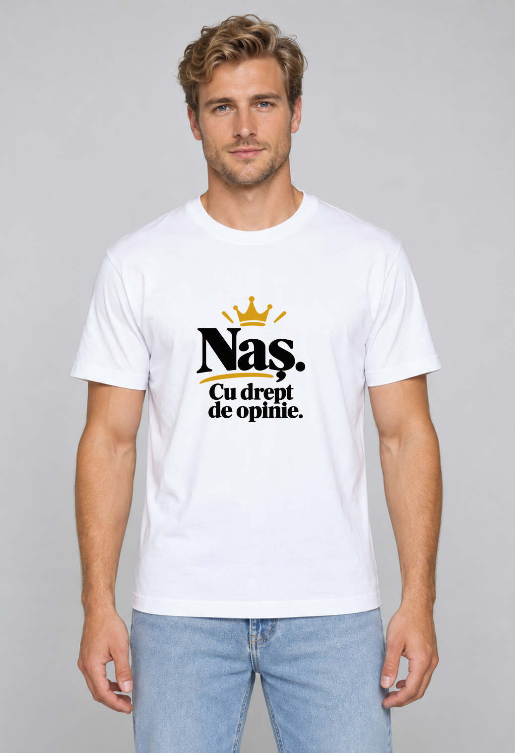 Tricou Basic Barbat Nas cu drept de opinie