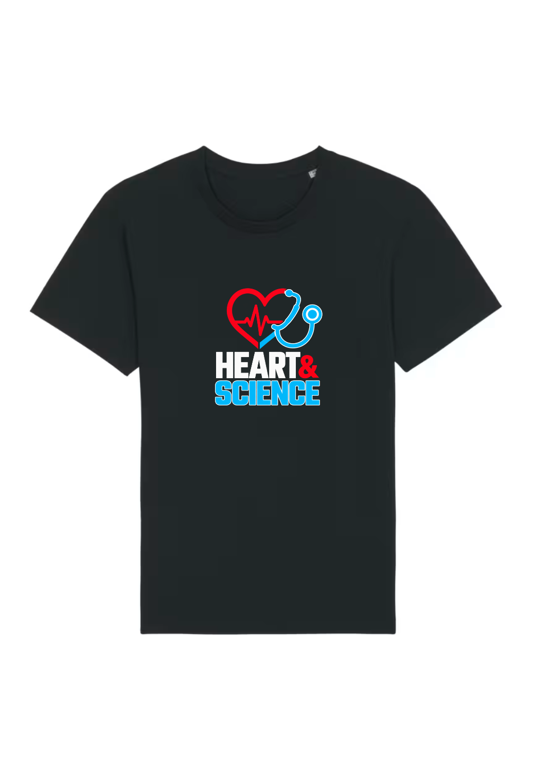 Tricou Basic Barbat Heart & Science