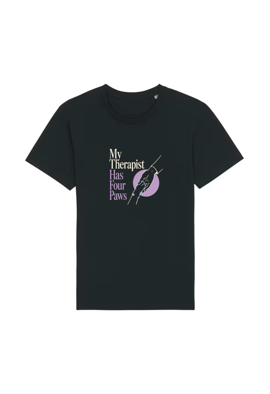 Tricou Basic Barbat My Therapist has 4 Paws