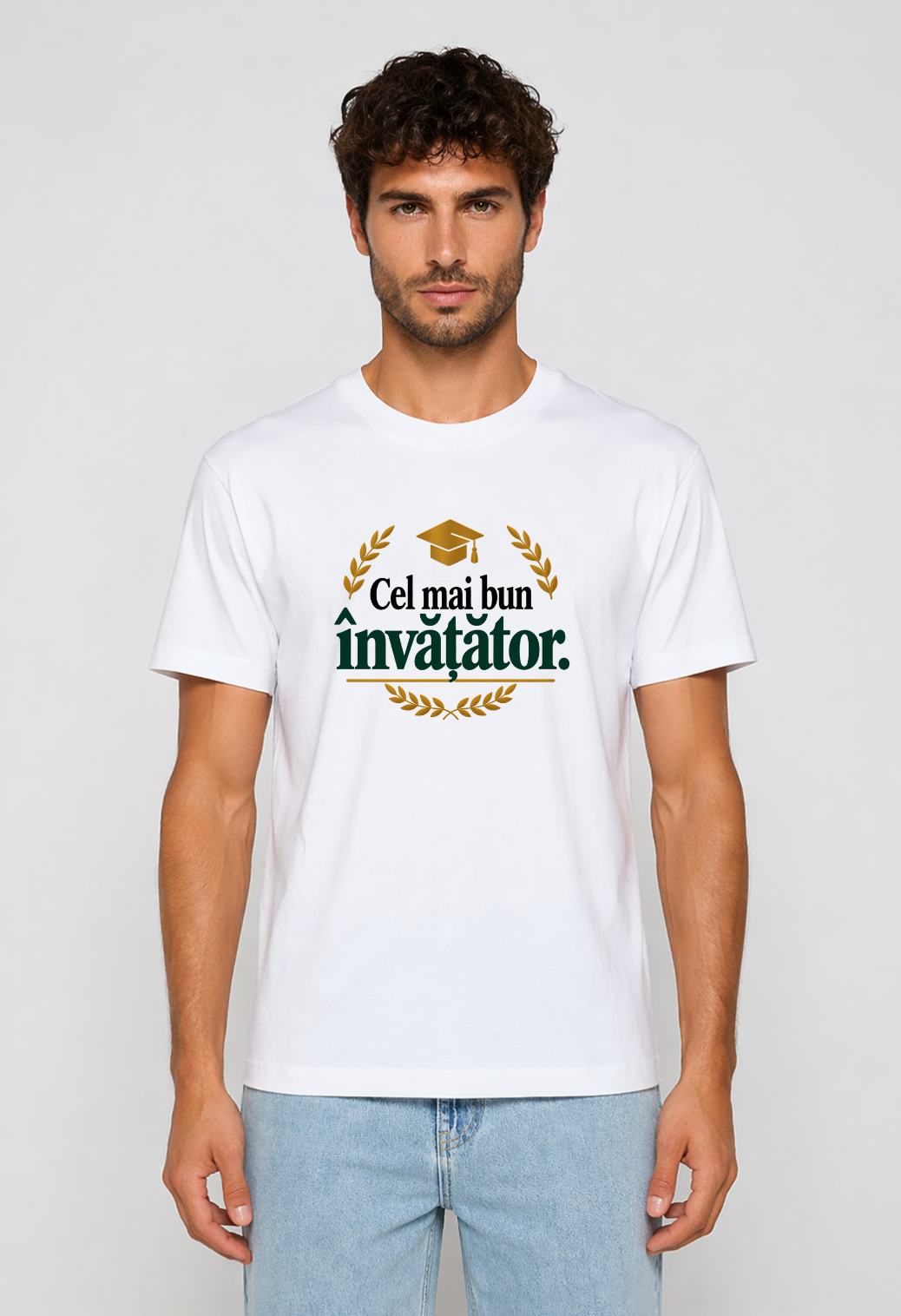 Tricou Basic Barbat Cel mai bun invatator