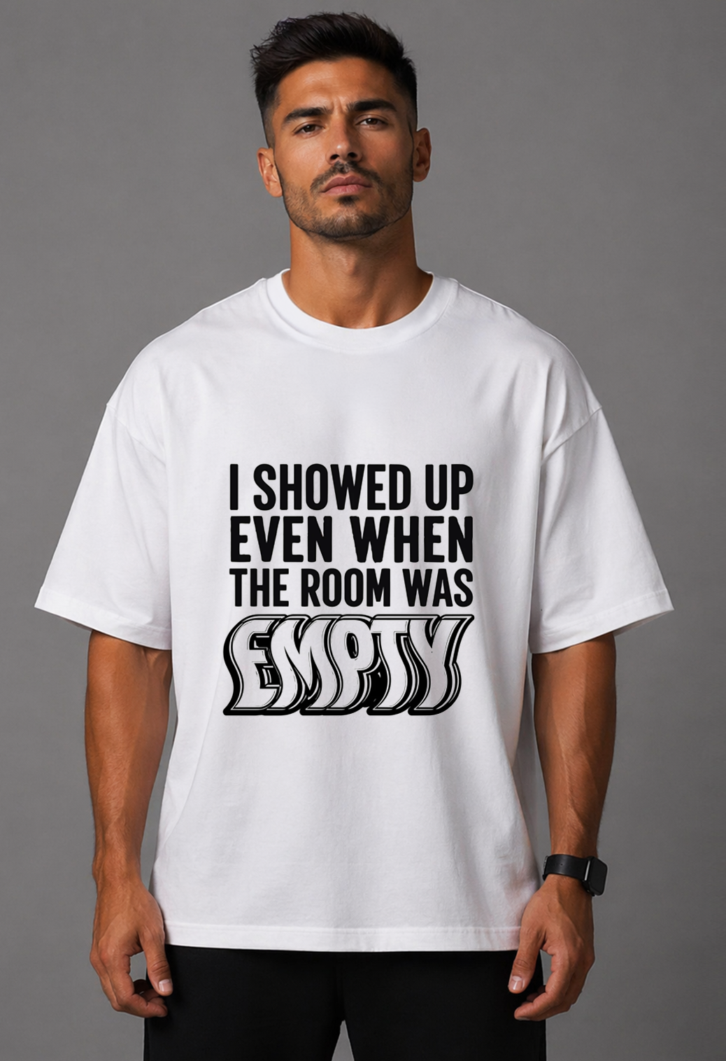 Tricou Oversized Premium Barbat Empty