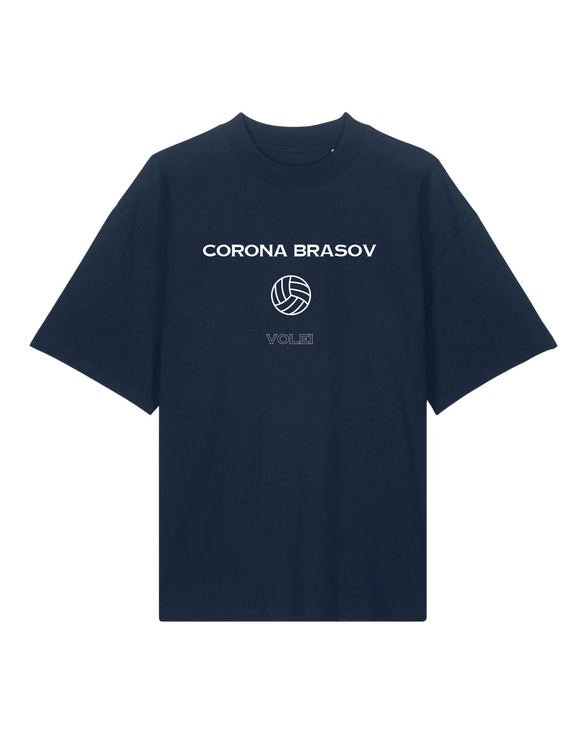 Tricou Oversized Premium Volei Navy Corona Brașov