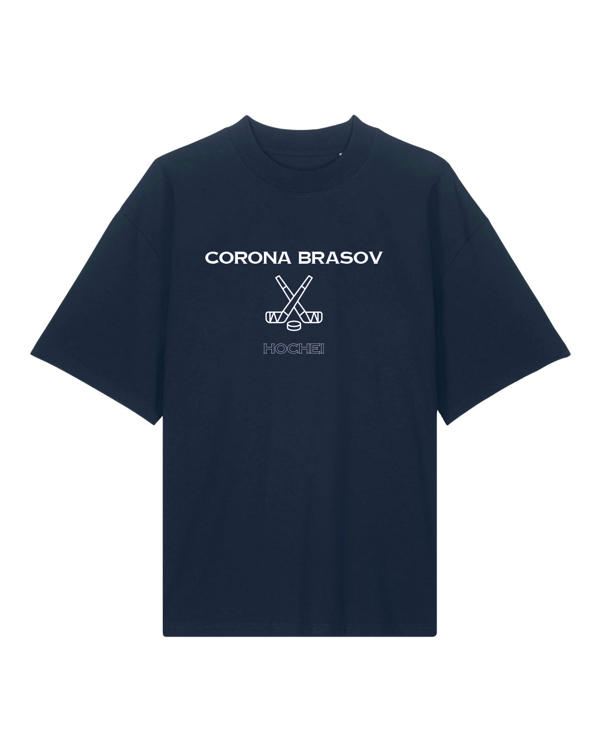 Tricou Oversized Premium Hockey Navy Corona Brașov