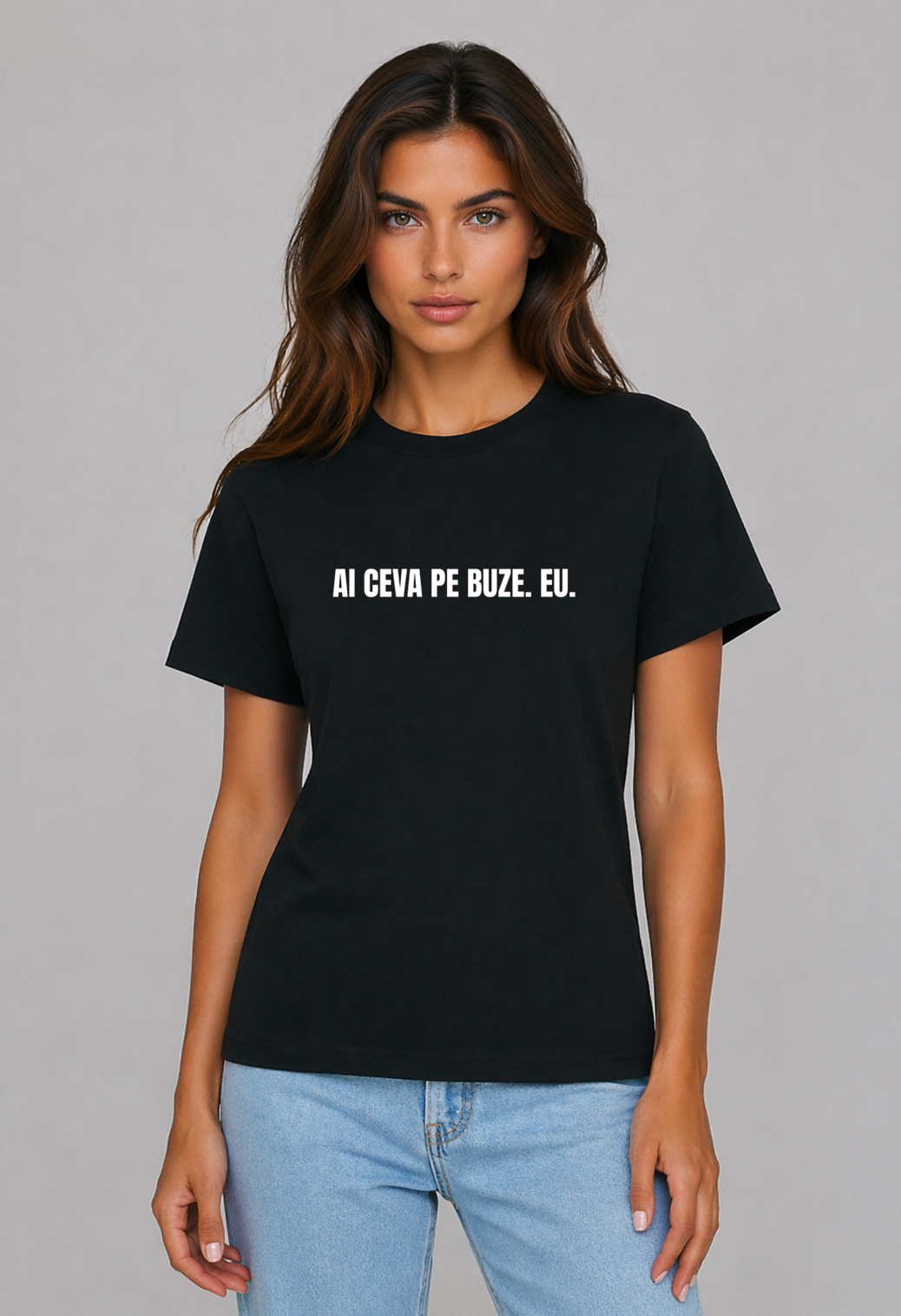 Tricou Basic Dama Ai ceva pe buze
