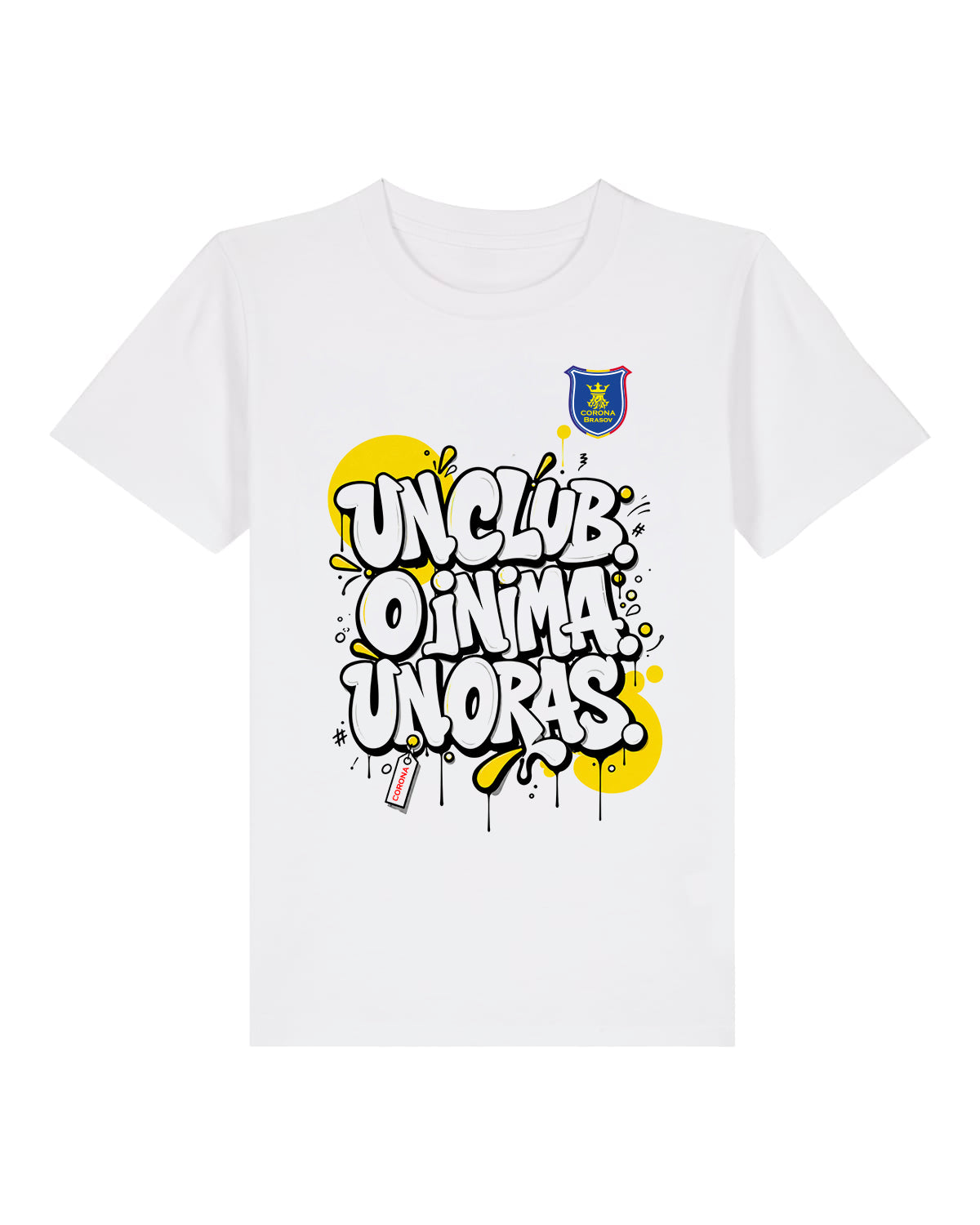 Tricou Premium Copii Corona Brașov Un Club, O Inimă, Un Oraș