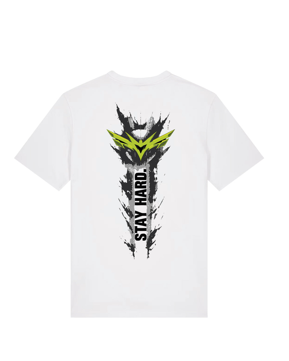 Tricou NervCore Stay Hard Alb
