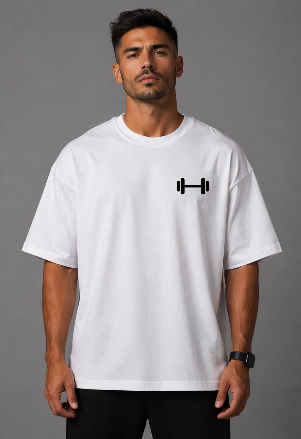 Tricou Oversized Premium Barbat Picioare Azi. Regrete Maine.