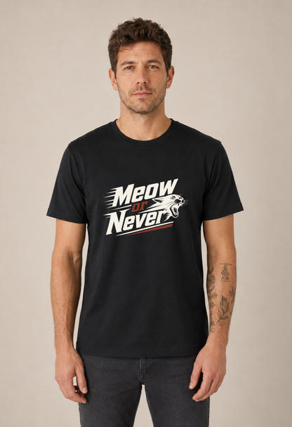 Tricou Basic Barbat Meow or Never