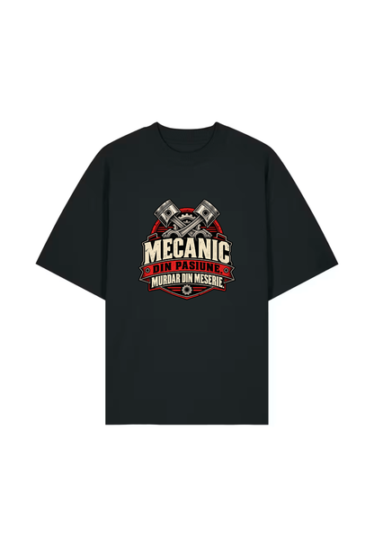 Tricou Oversized Premium Barbati Mecanic din pasiune.