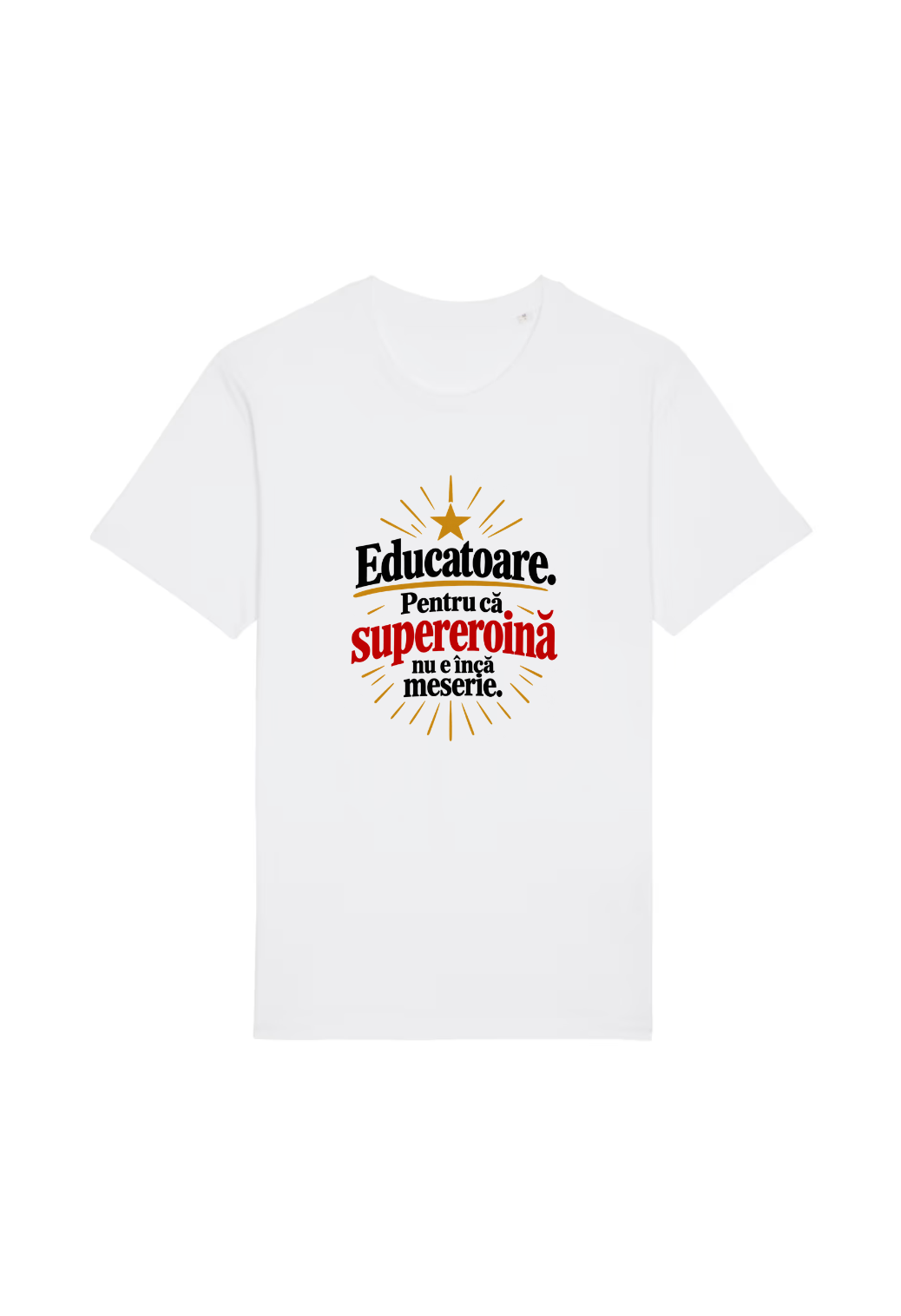 Tricou Basic Dama Educatoare Supereroina