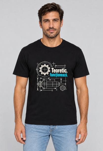 Tricou Basic Barbat Teoretic functioneaza