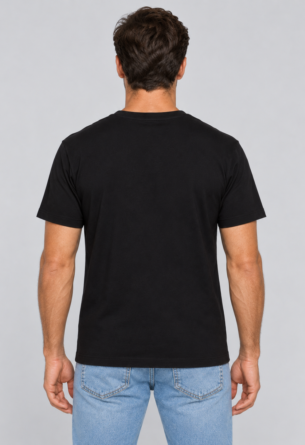 Tricou Basic Negru Barbat
