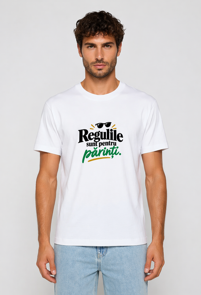 Tricou Basic Barbat Regulile sunt pentru parinti
