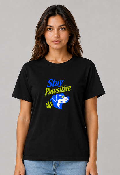 Tricou Basic Dama Stay Pawsitive
