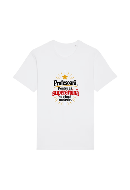 Tricou Basic Dama Profesoara supereroina