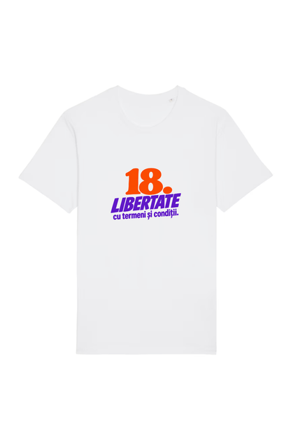 Tricou Basic Dama Libertate cu termeni si conditii.