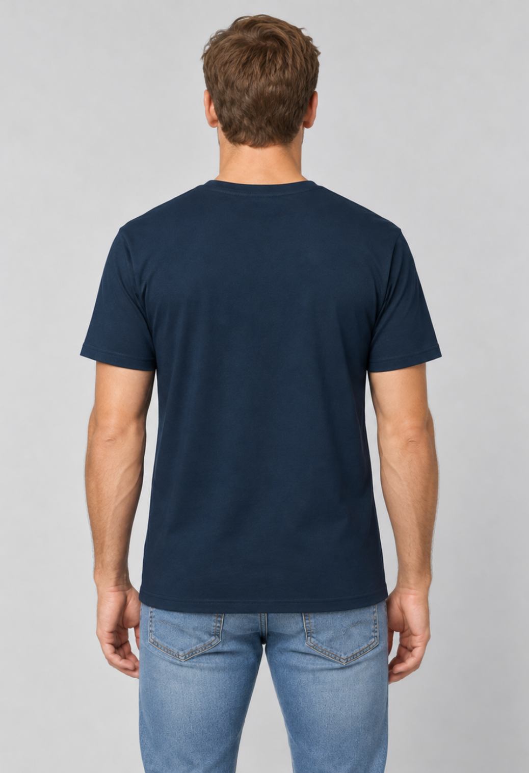 Tricou Basic Bleumarin Barbat