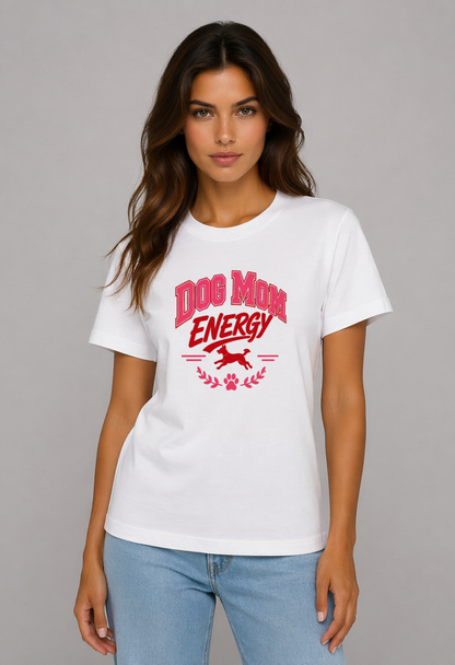Tricou Basic Dama Dog Mom Energy