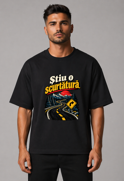 Tricou Oversized Premium Stiu o scurtatura