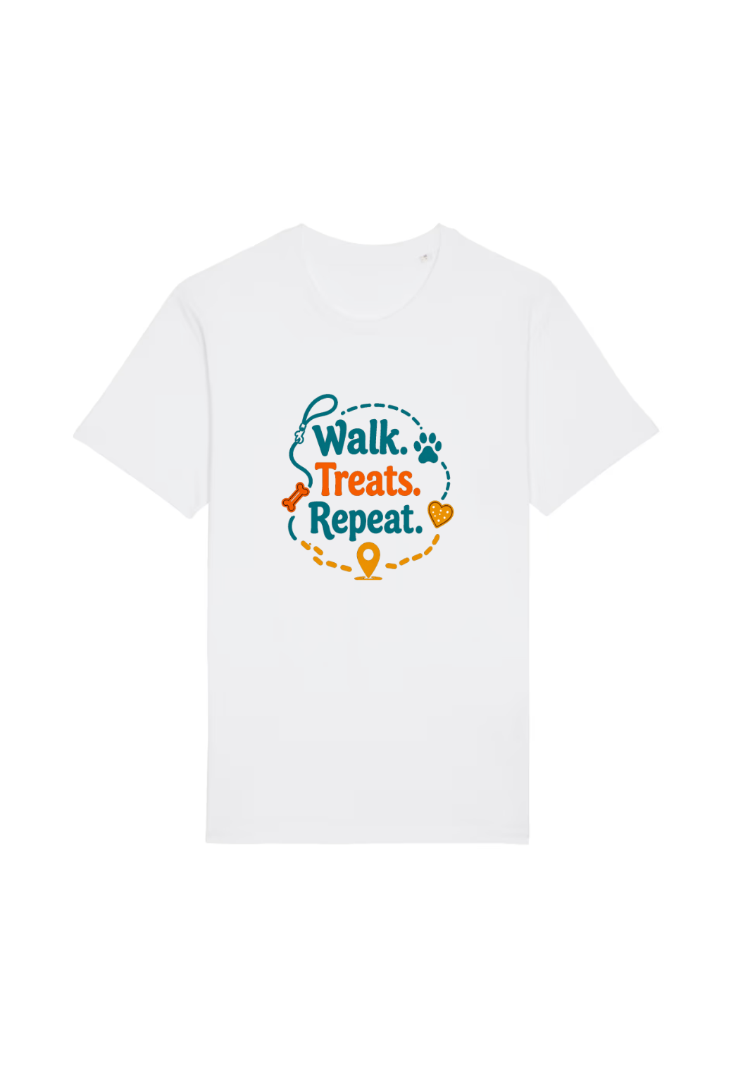 Tricou Basic Dama Walk. Treats. Repeat.