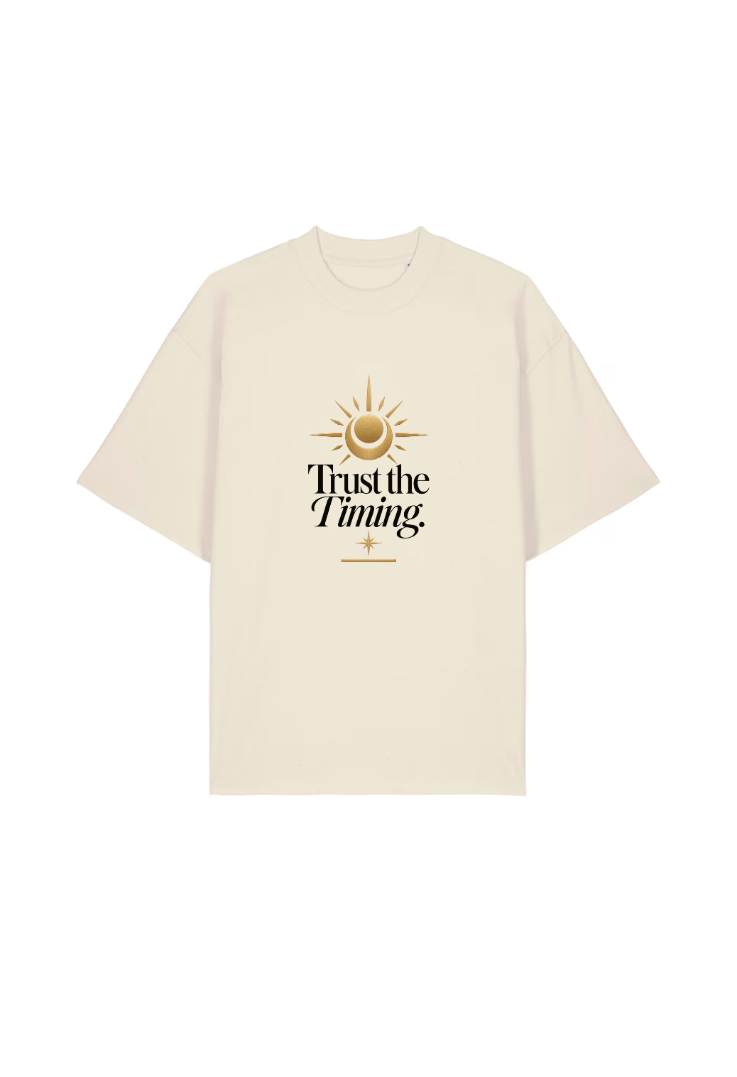 Tricou Oversized Premium Dama Trust the timing