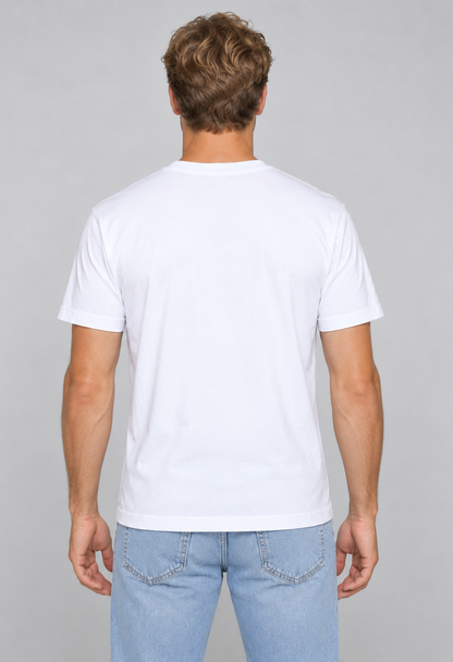 Tricou Basic Alb Barbat