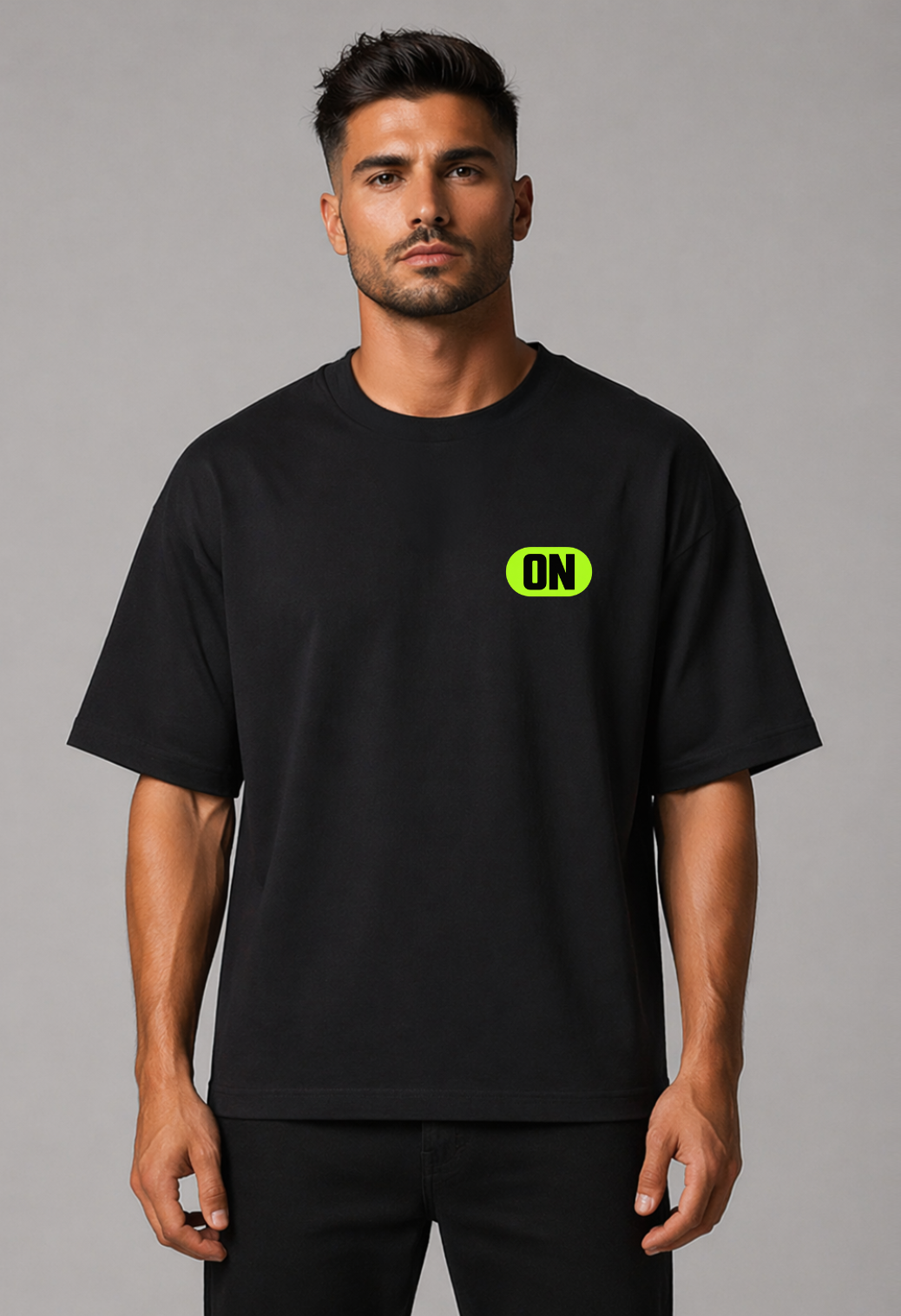 Tricou Oversized Premium Barbat Training Mode ON