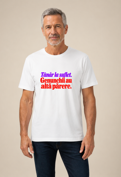 Tricou Basic Barbat Tanar la suflet