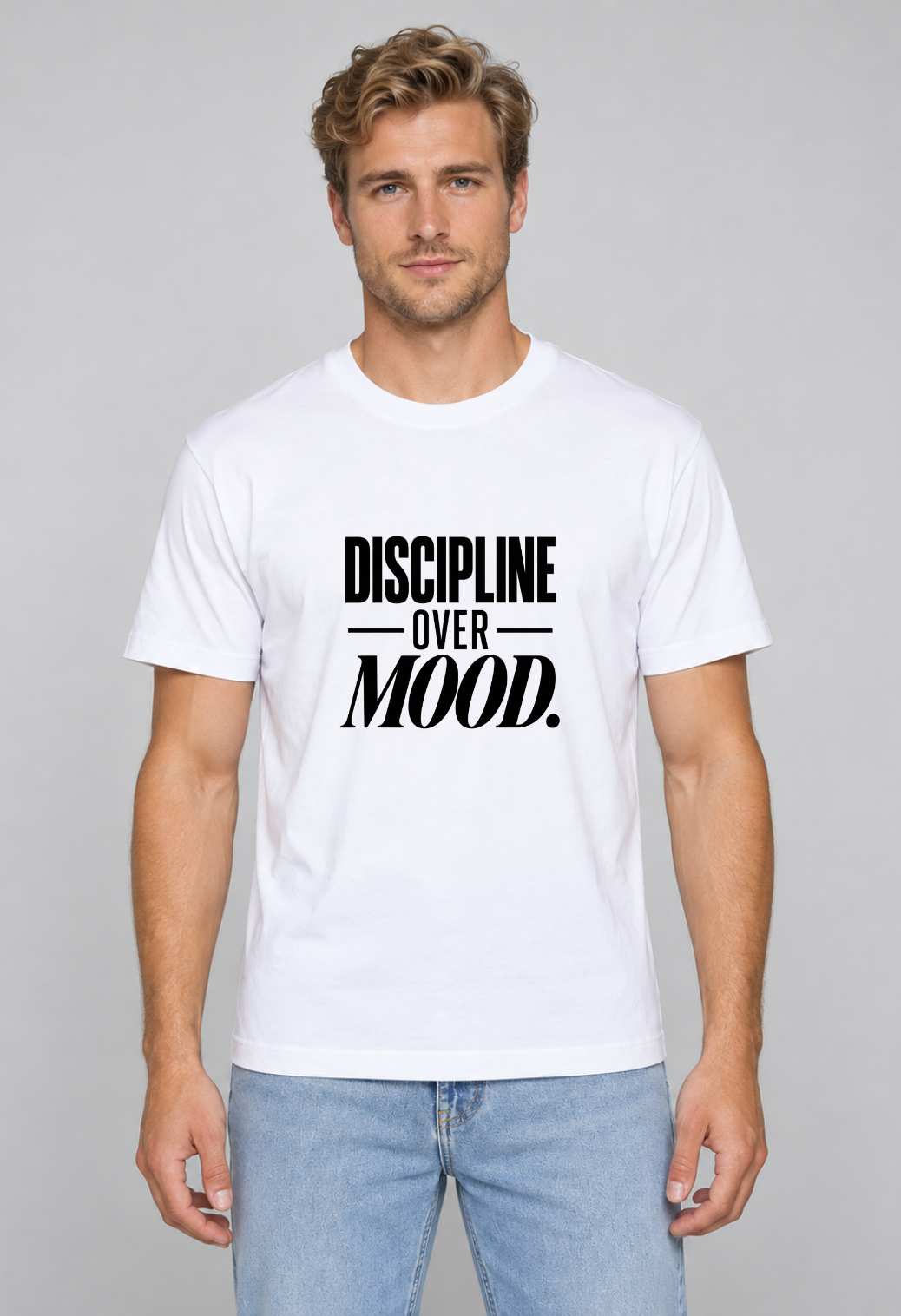 Tricou Basic Barbat Discipline over mood
