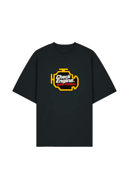 Tricou Oversized Premium Barbat Check Engine